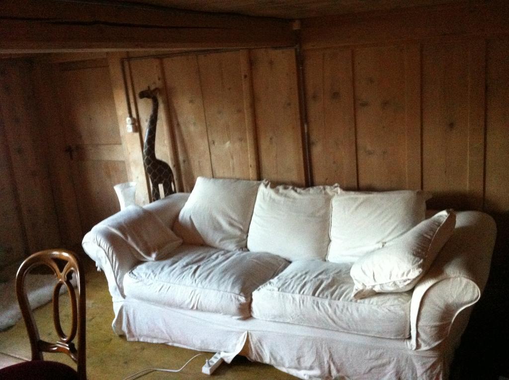 400-Year-Old Vintage Swiss Chalet Hostal Boltigen Habitación foto